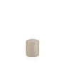 Stumpenkerze MAEVA, beige, 8cm, Ø6cm, 29h - Made in Germany