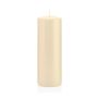 Stumpenkerze MAEVA, creme, 20cm, Ø7cm, 103h - Made in Germany