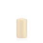 Stumpenkerze MAEVA, creme, 13cm, Ø7cm, 52h - Made in Germany