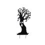 Halloween Dekofigur Silhouette Baum SPOOKY TREE, Metall, schwarz, 150cm