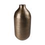 Dekoflasche Metallvase SOLANYI, gemustert, gold, 33cm, Ø15cm