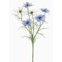 Kunst Schwarzkümmel SEVIN, blau, 65cm, Ø6-7cm