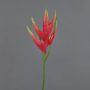 Kunst Helikonien Blüte TOMKE, rot-grün, 80cm, Ø18cm