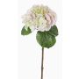 Künstliche Hortensie CHIDORI, creme-rosa-grün, 60cm, Ø18cm