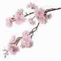 Textilzweig Japanische Zierkirsche RUKIA, blühend, hellrosa-weiß, 90cm, Ø3-6cm