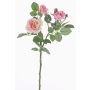 Kunst Rosenzweig CORALEE, rosa-creme, 50cm, Ø3-7cm