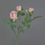 Kunst Rosenzweig CORALEE, rosa-creme, 50cm, Ø3-7cm