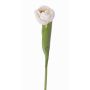 Kunst Tulpe ROMANA, weiß, 45cm, Ø6cm