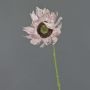 Künstliche Sonnenblume JANIKA, zartrosa, 60cm, Ø13cm
