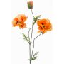 Kunstblume Mohnblume LOPEZ, orange, 90cm