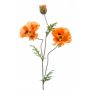 Kunstblume Mohnblume LOPEZ, orange, 90cm