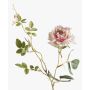 Künstlicher Zweig Rose BEATA, rosa-weiß, 75cm