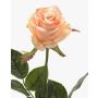 Plastik Rose BRINA, pfirsich-rosa, 75cm, Ø9cm