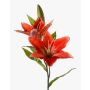 Künstlicher Zweig Tigerlilie EMIKO, orange, 65cm, Ø13cm