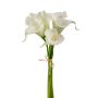 Kunstblumenstrauß Calla RUMA, weiß, 35cm