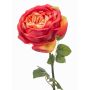 Plastik Rose VERITA, lachs-orange, 65cm, Ø13cm