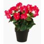 Deko Kunstblume Begonie DOBRADA, pink, 30cm