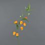 Plastik Blume Laternenlilie MASARU, orange, 95cm, Ø3cm