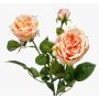 Künstliche Blume Rosenzweig CALISTA, creme-rosa, 60cm