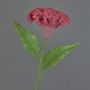 Kunstblume Hahnenkamm ANUBIS, violett-rot, 60cm, Ø14cm