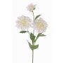 Dekoblume Dahlie ANJULIKA, weiß, 75cm, Ø6-12cm