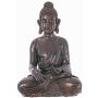 Buddha Figur RAJESH, sitzend meditierend, bronze, 50cm