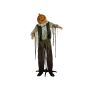 Halloween Figur Kürbis Untoter Skelett GRIMALDO, Bewegungs- Soundfunktion, LEDs, 170cm