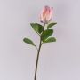 Kunst Blumenzweig Königs-Protea TANIEKA, rosa-lila-weiß, 65cm, Ø9cm