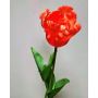 Kunststoff Blume Papageitulpe PETSCHORA, orange, 65cm