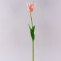 Kunststoff Blume Papageitulpe PETSCHORA, aprikose-rosa, 65cm