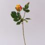 Samt Rose RENESMEE, gelb-rot, 45cm, Ø6cm
