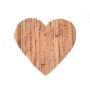 Herz Holz Dekoteller HALFDAN, natur, 21x20x5,5cm