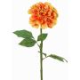 Kunst Dahlie TINKALA, orange-gelb, 60cm, Ø12cm