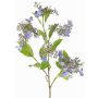 Kunstzweig Hortensie KATHANI, blau-weiß-grün, 80cm, Ø10-13cm