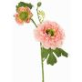 Kunst Ranunkel SAGARA, rosa-grün, 45cm, Ø5-9cm