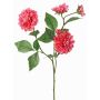 Dekozweig Dahlie QUINKA, pink, 70cm