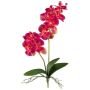 Kunstblume Phalaenopsis Orchidee KRUZBER, Steckstab, Wurzeln, pink, 55cm