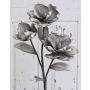 Kunststoffschaum Kamelien Zweig RANIA, grau, 95cm, Ø18-22cm