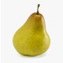 Deko Obst Birne KAMALA, grün-braun, 9,5cm, Ø8cm