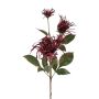 Kunstblumen Zweig Chrysantheme MIRANE, burgunderrot, 70cm