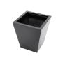 Pflanztopf ORNELLO, schwarz, 50x45x45cm