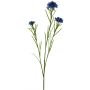 Dekoblumen Zweig Kornblume NAWEN, blau, 65cm, Ø3-5,5cm