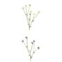 Kunstzweig Flockenblume TAOTAO, blau, 65cm, Ø4-5cm