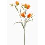 Deko Zweig Glockenblume EMMELY, orange, 65cm, Ø5cm