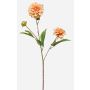 Künstlicher Zweig Dahlie CEVAST, pfirsich, 70cm, Ø7-8cm