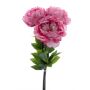 Textilblumen Pfingstrosen Bund DUDIL, rosa-pink, 50cm