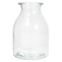 Glas Flasche ETIENNE, klar, 18cm, Ø12cm