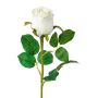 Deko Blume Rose KLONI, weiß, 50cm, Ø5,5cm