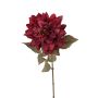 Künstliche Dahlie ELIAHNA, dunkelrot, 60cm