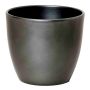 Pflanztopf TEHERAN BASAR, Keramik, anthrazit, 12cm, Ø13,5cm